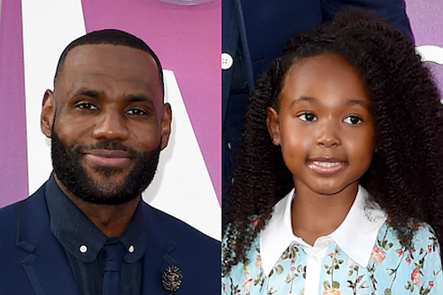 Passenger Princess! The Internet Is Livin' For LeBron James & Zhuri's Drop-Top Daddy-Daughter Date (WATCH)