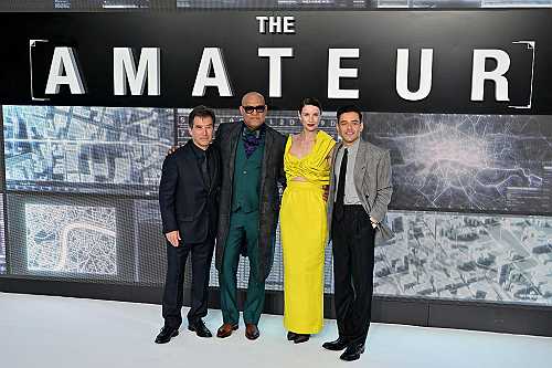 The Gang's All Here: Rami Malek, Laurence Fishburne, Caitríona Balfe & Many More Attend The European Premiere Of 'The Amateur'