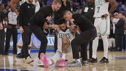 Tatum to miss remainder of playoffs after Achilles tendon surgery, imperiling Celtics' repeat hopes