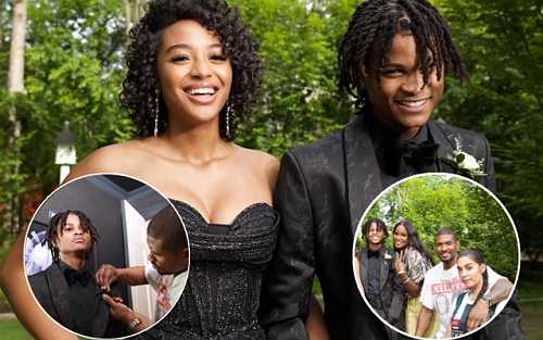 PHOTOS: USHER AND TAMEKA FOSTER'S SON, CINCO, HEADS TO JUNIOR PROM