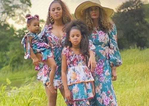 TINA KNOWLES OPENS UP ABOUT BLUE IVY AND RUMI CARTER PERFORMING ON STAGE
