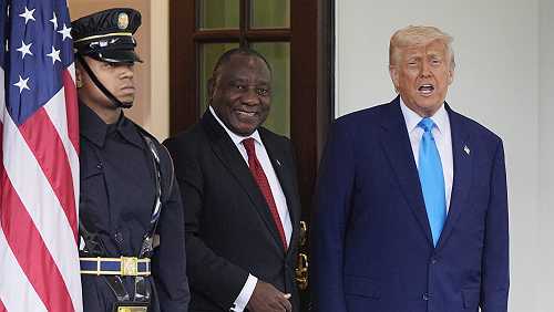Trump used a White House meeting to confront South African president over killing of white farmers