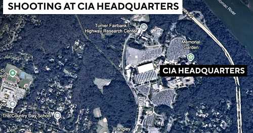 CIA security shoots woman outside agency headquarters