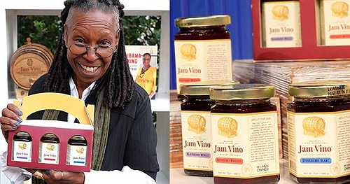 Whoopi Goldberg Names Black-Owned “Jam Vino” Wine-Infused Gourmet Jam As One of Her “Favorite Things” on The View Whoopi Goldberg Names Black-Owned “Jam Vino” Wine-Infused Gourmet Jam As One of Her “Favorite Things” on The View