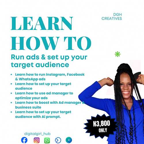 Buy Master Meta ads (Run Ads Yourself Tutorial Video guide) Facebook & Instagram by Digitalgirlhub on Selar Buy Master Meta ads (Run Ads Yourself Tutorial Video guide) Facebook & Instagram by Digitalgirlhub on Selar