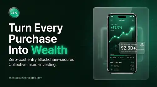 CashBack Invest Global — Turn Every Purchase Into Wealth CashBack Invest Global — Turn Every Purchase Into Wealth