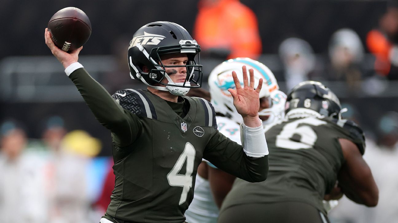 Jets rookie Brady Cook gets first start vs. Jags