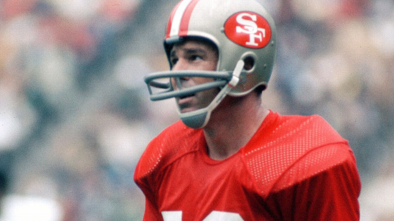 Former Niners QB John Brodie, 1970 NFL MVP, dies at age 90