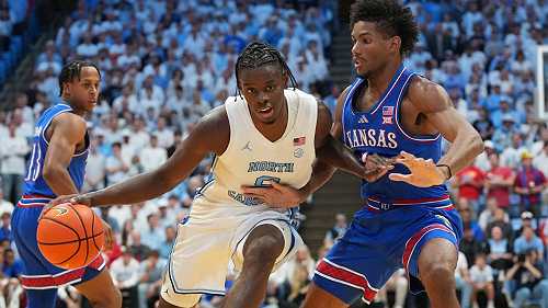 UNC makes early statement in taking down Kansas