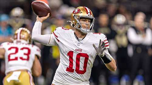 49ers to start Jones at QB in place of ailing Purdy