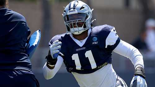 Parsons at Cowboys minicamp, extension in limbo