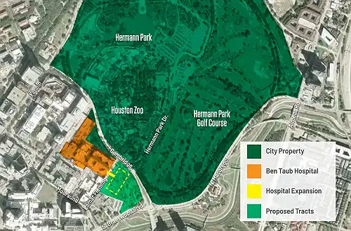 Harris Health Moves Forward Proposal to Acquire Park Land for Expansion of Ben Taub Hospital
