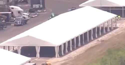 First group of detainees arrive at "Alligator Alcatraz," Florida says