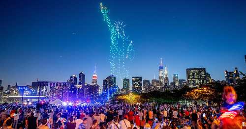 July 4th drone shows will light up skies in dozens of cities this year