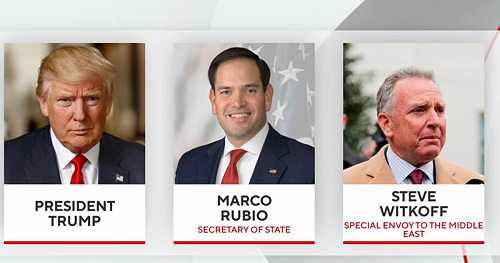 Trump will be joined by Rubio and Witkoff in meeting with Putin