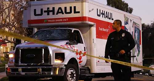 Investigation underway after U-Haul driven into L.A. crowd protesting Iranian regime