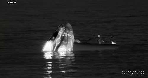 Astronauts return from ISS after medical issue cuts mission short