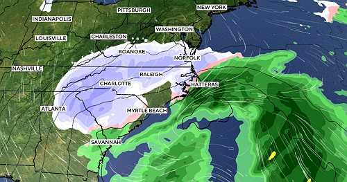 Severe cold persists as forecasters track another potential East Coast storm