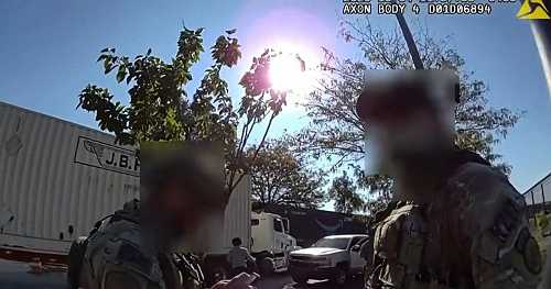 Bodycam video released in federal agent