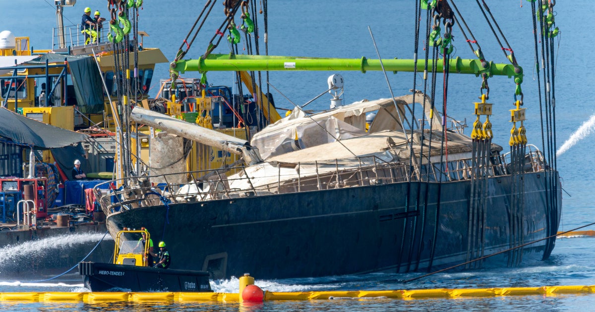 Superyacht that sank with British tech magnate Mike Lynch on board recovered by salvage crews