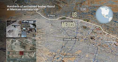 Police find 383 corpses piled up in crematorium near U.S. border in Mexico