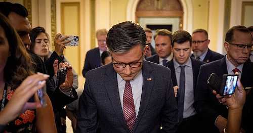 Johnson sending House home early amid push to force Epstein files vote