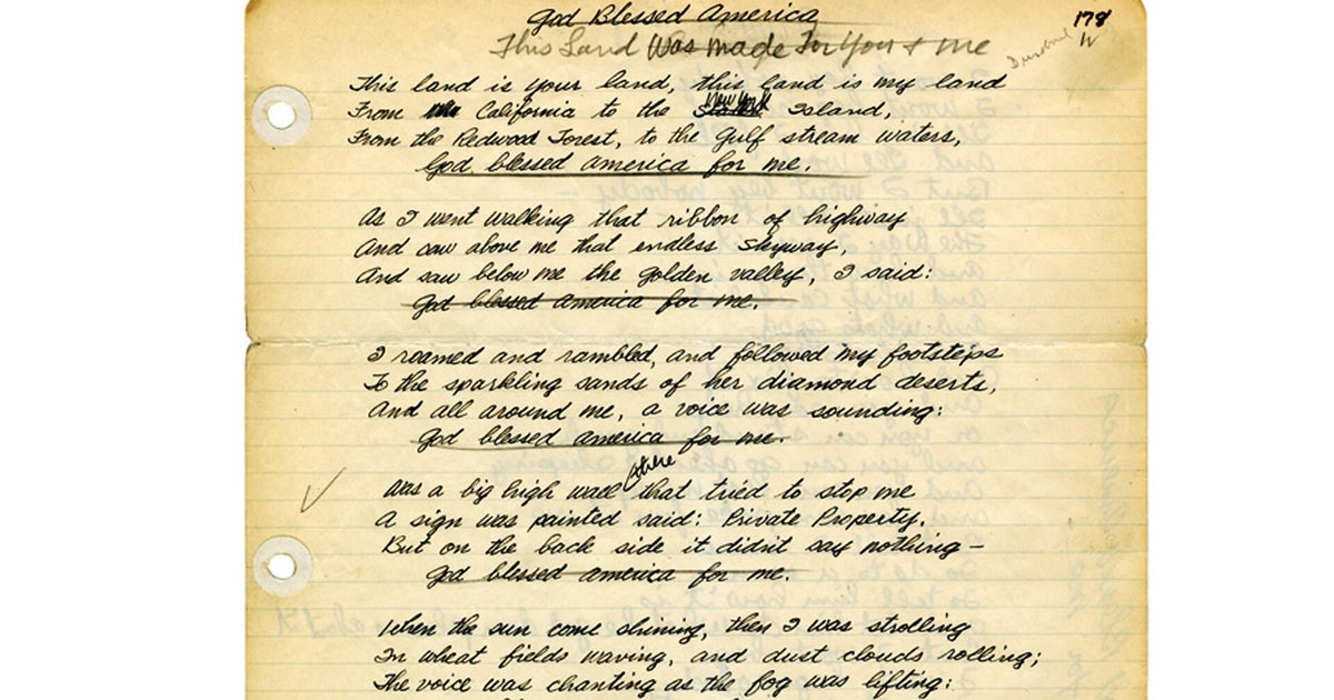 Uncovering the lyrics of "This Land Is Your Land"