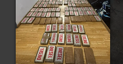 Nearly 600 pounds of cocaine found hidden in banana shipment in Greece after police get tip from the U.K.