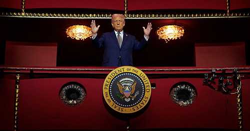 Trump visits Kennedy Center and announces honorees today