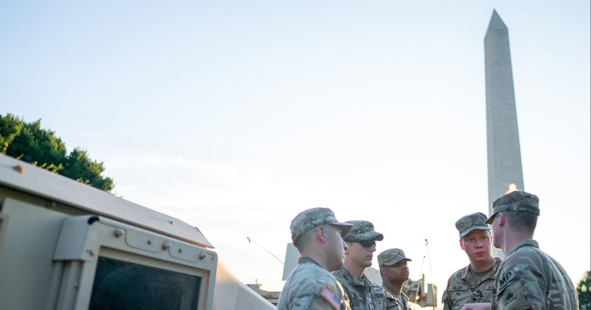 National Guard troops arrive in D.C. amid Trump