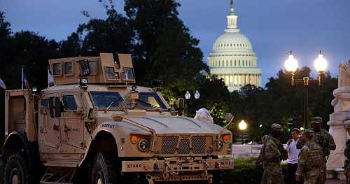 An estimated 2,000 National Guard troops expected in Washington, D.C. by this weekend