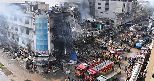 Fire at mall in Pakistan kills at least 23 people; dozens missing