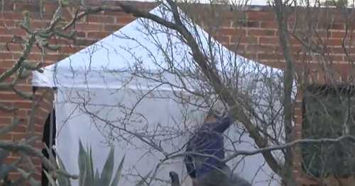 No comment yet from officials on white tent at Nancy Guthrie