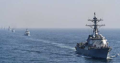 Two U.S. Navy ships collide in Caribbean Sea, resulting in minor injuries