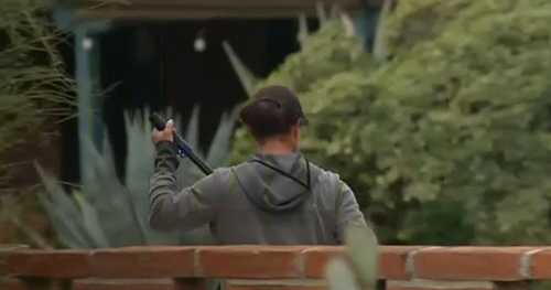 Pool maintenance at Nancy Guthrie