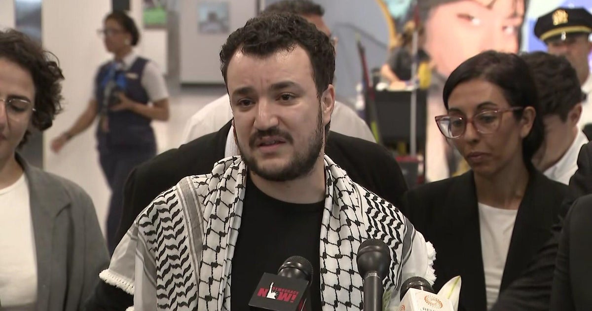 Mahmoud Khalil arrives in New Jersey after release from ICE custody