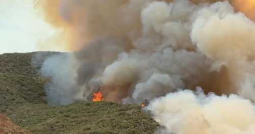 Evacuations in California as explosive fire burns over 80,000 acres