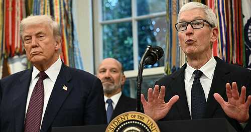 Takeaways from Trump and Apple announcing $100 billion commitment to U.S. manufacturing