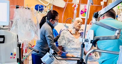 A pastor collapsed at home while wrapping Christmas presents. Doctors found his heart was "hard as cement."