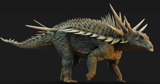 "Punk rocker" dinosaur was covered in long spikes and armor, newly discovered fossils show