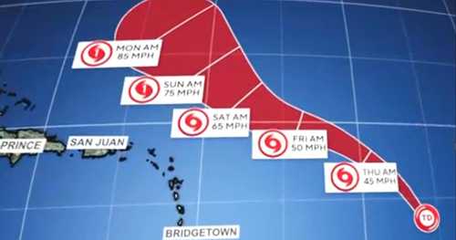 Tracking Tropical Storm Gabrielle as it forms over Atlantic Ocean