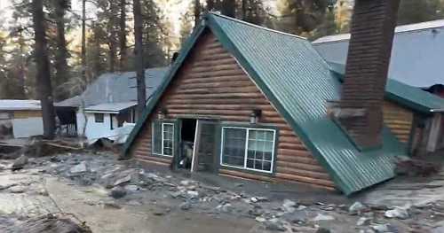 Homes buried in mud after atmospheric river brings deluge to California