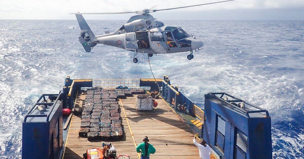 French navy reels in nearly 5 tons of cocaine from fishing boat in Pacific Ocean