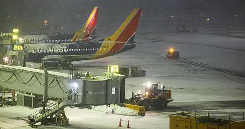 Flight cancellations today top 11,000 amid winter storm, the most in a single day since COVID pandemic