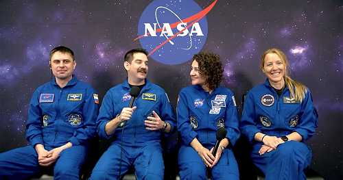 Replacement space station crew, launching ahead of schedule, eager to go
