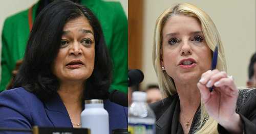Watch: Jayapal blasts Bondi in heated exchange over Epstein files as survivors watch