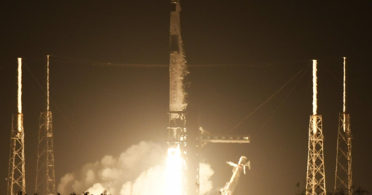 SpaceX launches crew members to the International Space Station to replace 4 who returned early