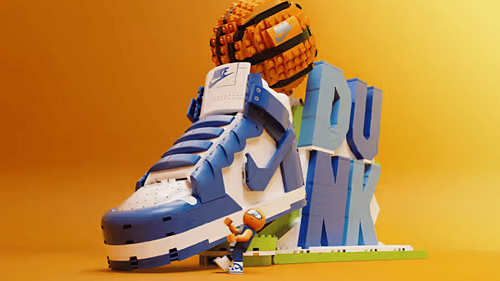 LEGO x Nike Dunk-Inspired Set Drops July 1 with 1,180 Pieces