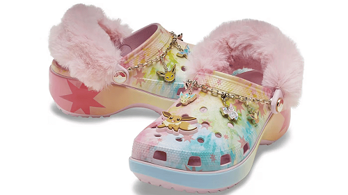 Crocs and Pokémon Team Up Again for a Pastel Eevee-Inspired Clog
