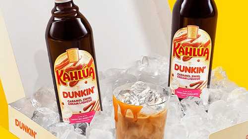 Dunkin’ and Kahlúa Release Caramel Swirl Cream Liqueur